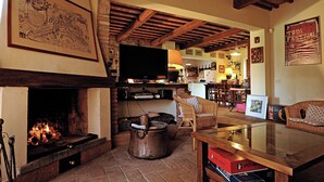 Villa, 6 Bedrooms, Smoking, Private Pool | Living room - Casale Chimneys Immersed in Olive Trees (Monte Castello di Vibio)