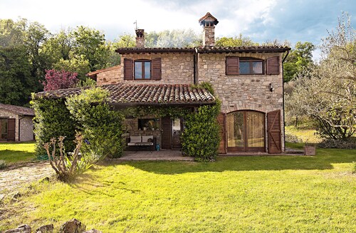 Casale Chimneys Immersed in Olive Trees