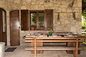 Villa, 6 camere da letto, fumatori, piscina privata | Terrazza/patio