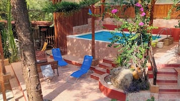 Chambre, 1 chambre, fumeur, vue jardin | Piscine