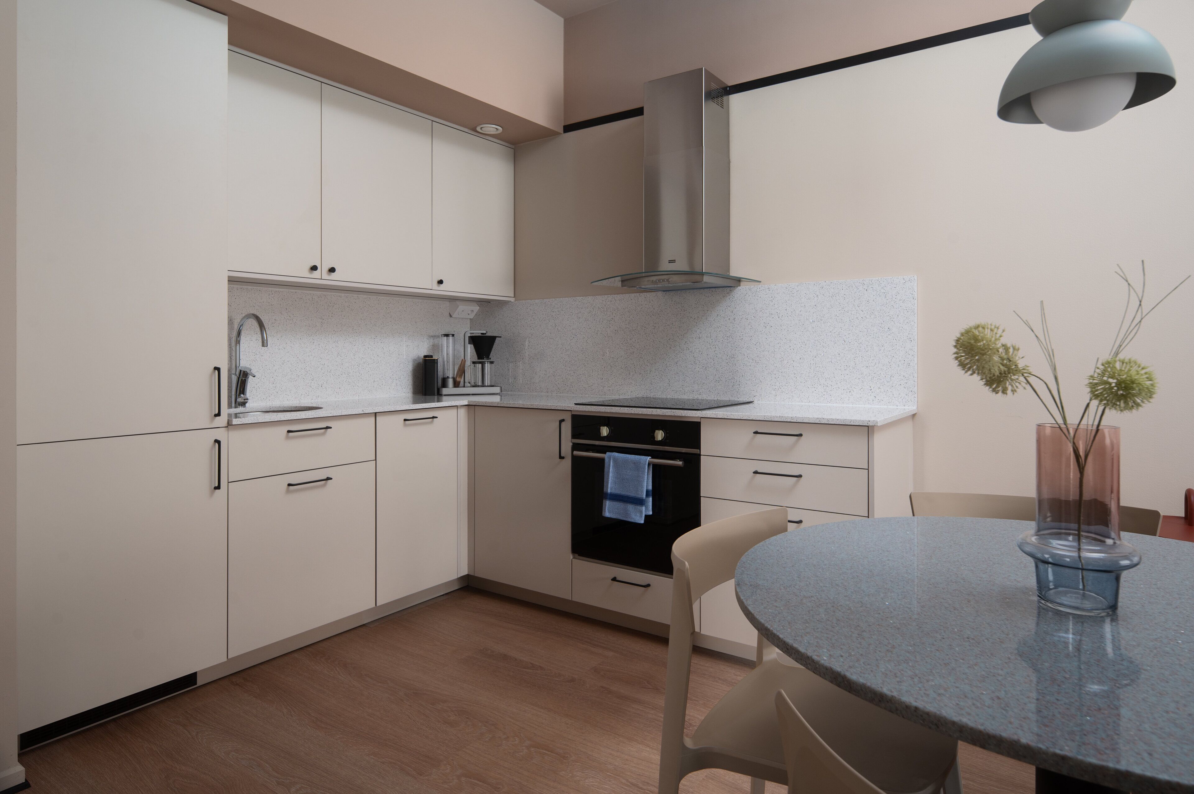 2 bedrooms, blackout curtains, free wifi, bed sheets