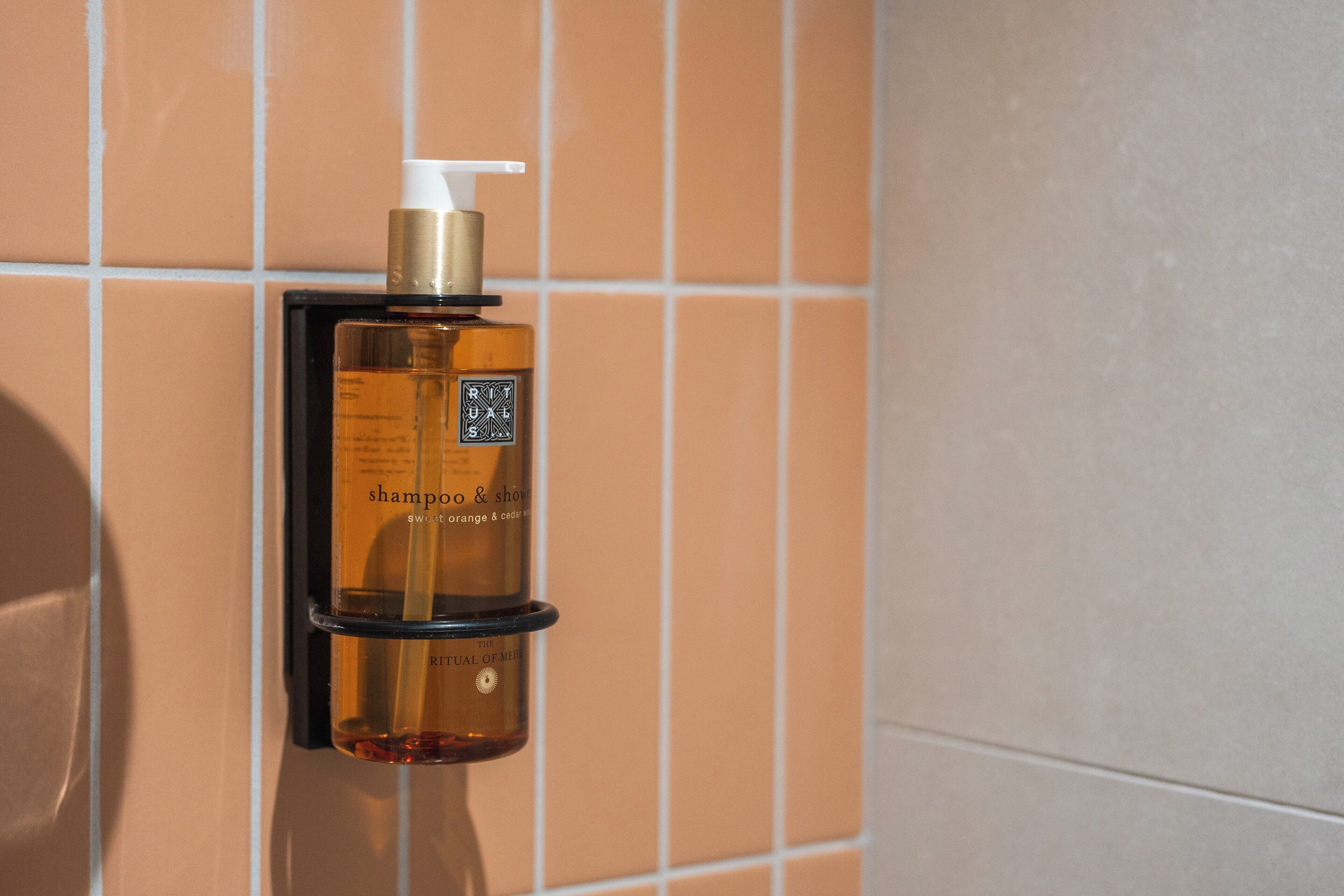 shower, eco-friendly toiletries, hair dryer, towels