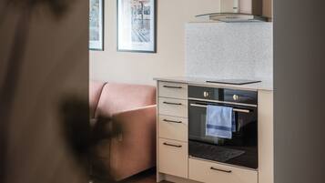 One Bedroom Apartment | Private kitchen | Fridge, oven, stovetop, dishwasher
