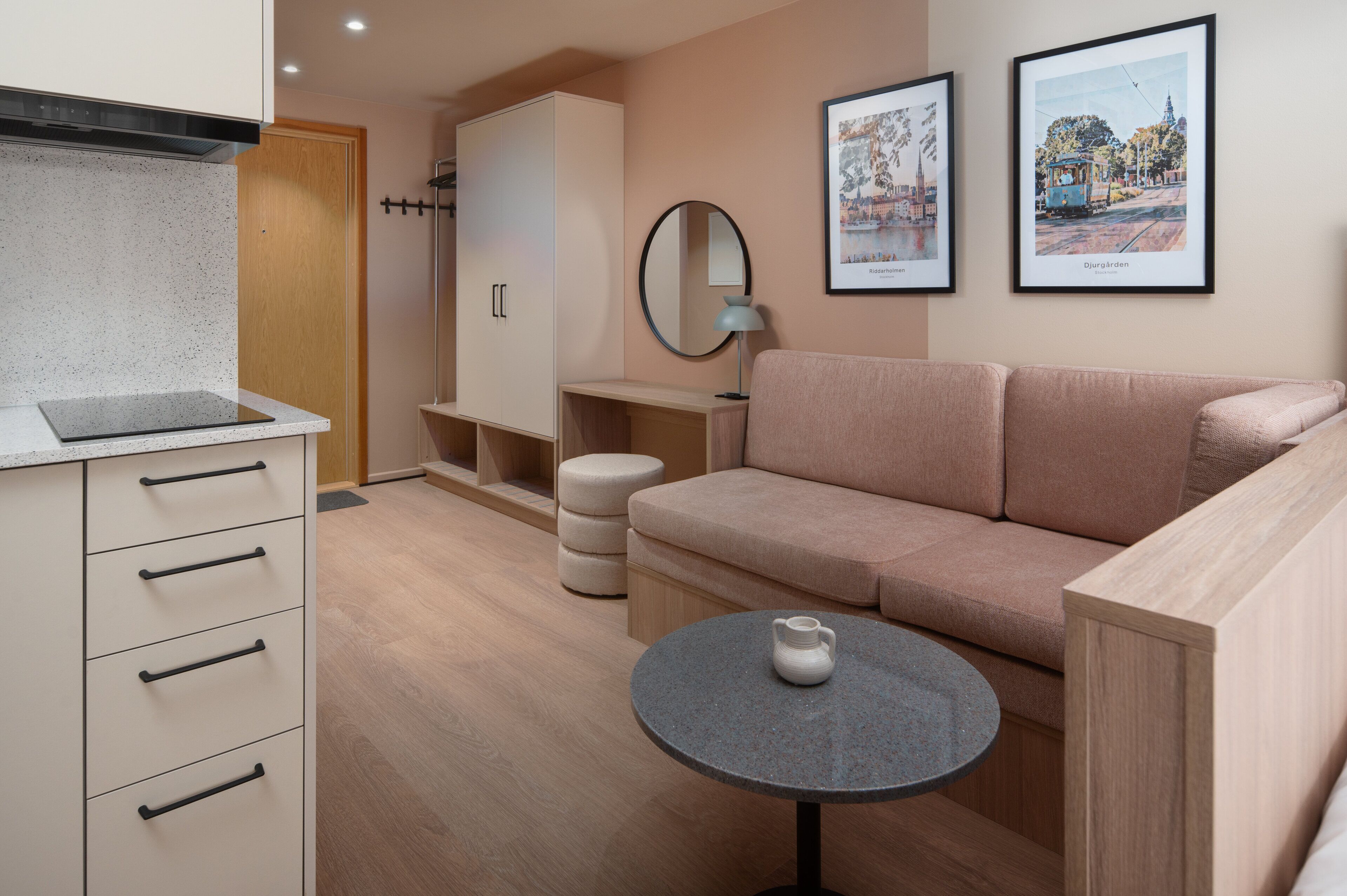 2 bedrooms, blackout curtains, free wifi, bed sheets