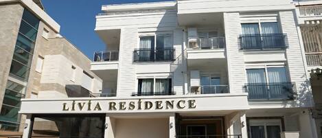 Fassade der Unterkunft