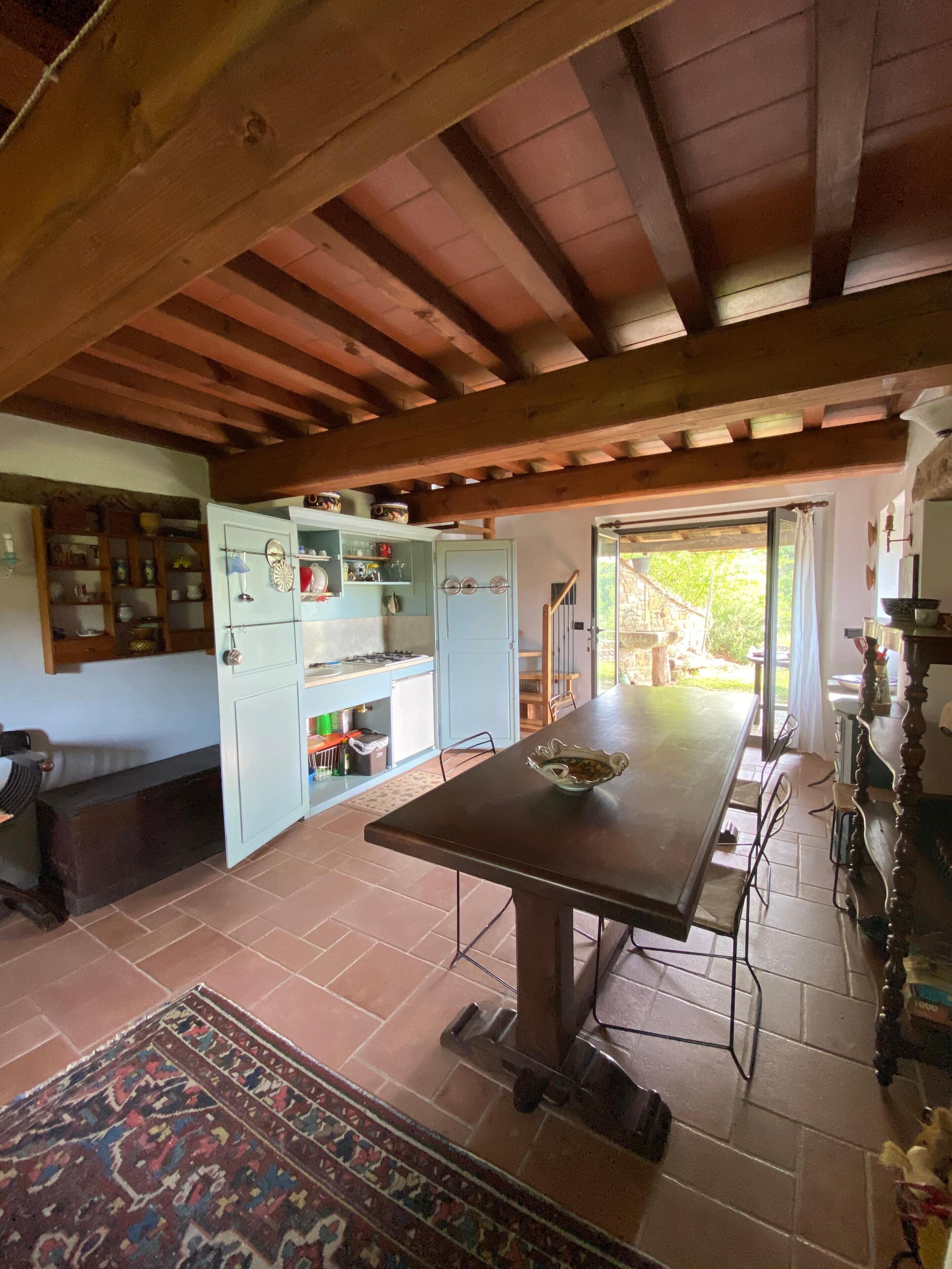 Chalet, 1 Schlafzimmer, Raucher, Terrasse | Wohnbereich