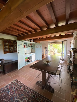 Chalet, 1 Bedroom, Smoking, Patio | Living area