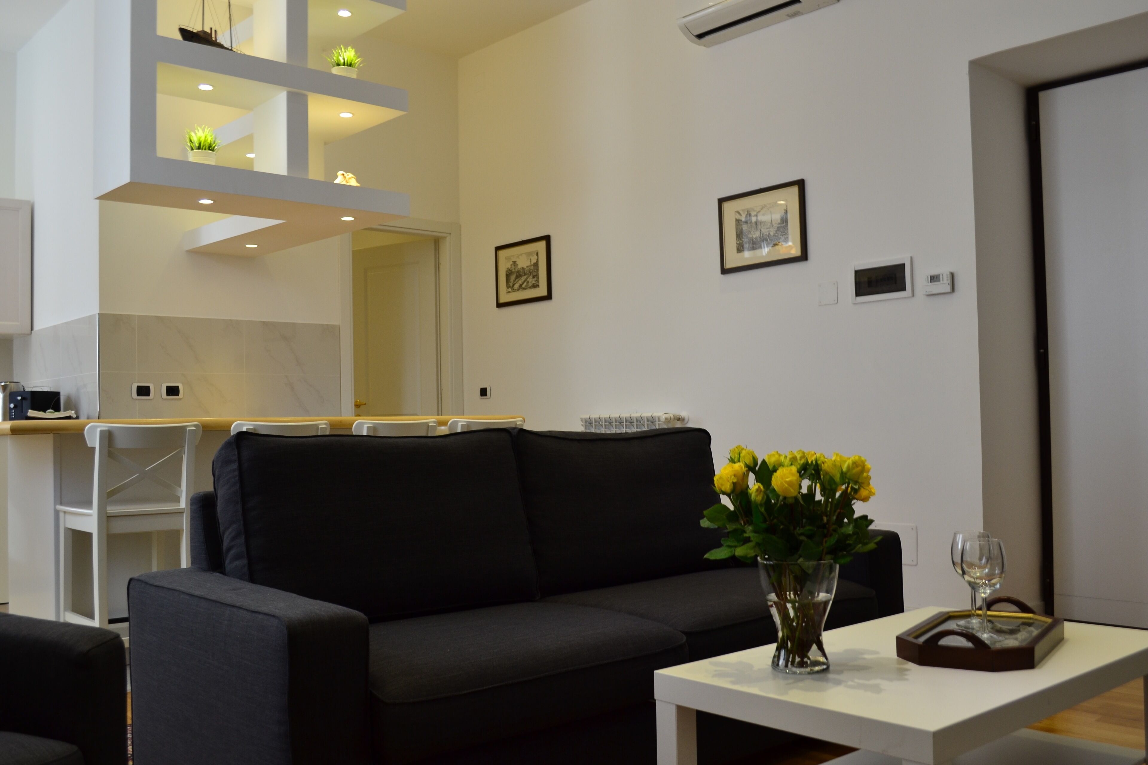 อพาร์ทเมนท์, 2 ห้องนอน, ตู้เย็น | เลานจ์