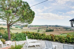 Apartment, 2 Schlafzimmer, Kamin | Außenbereich