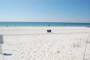 On the beach