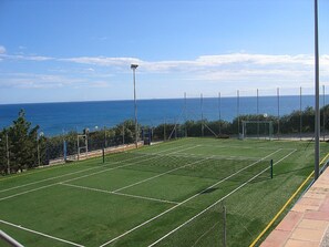 Appartement, 1 chambre, fumeurs, balcon | Court de tennis