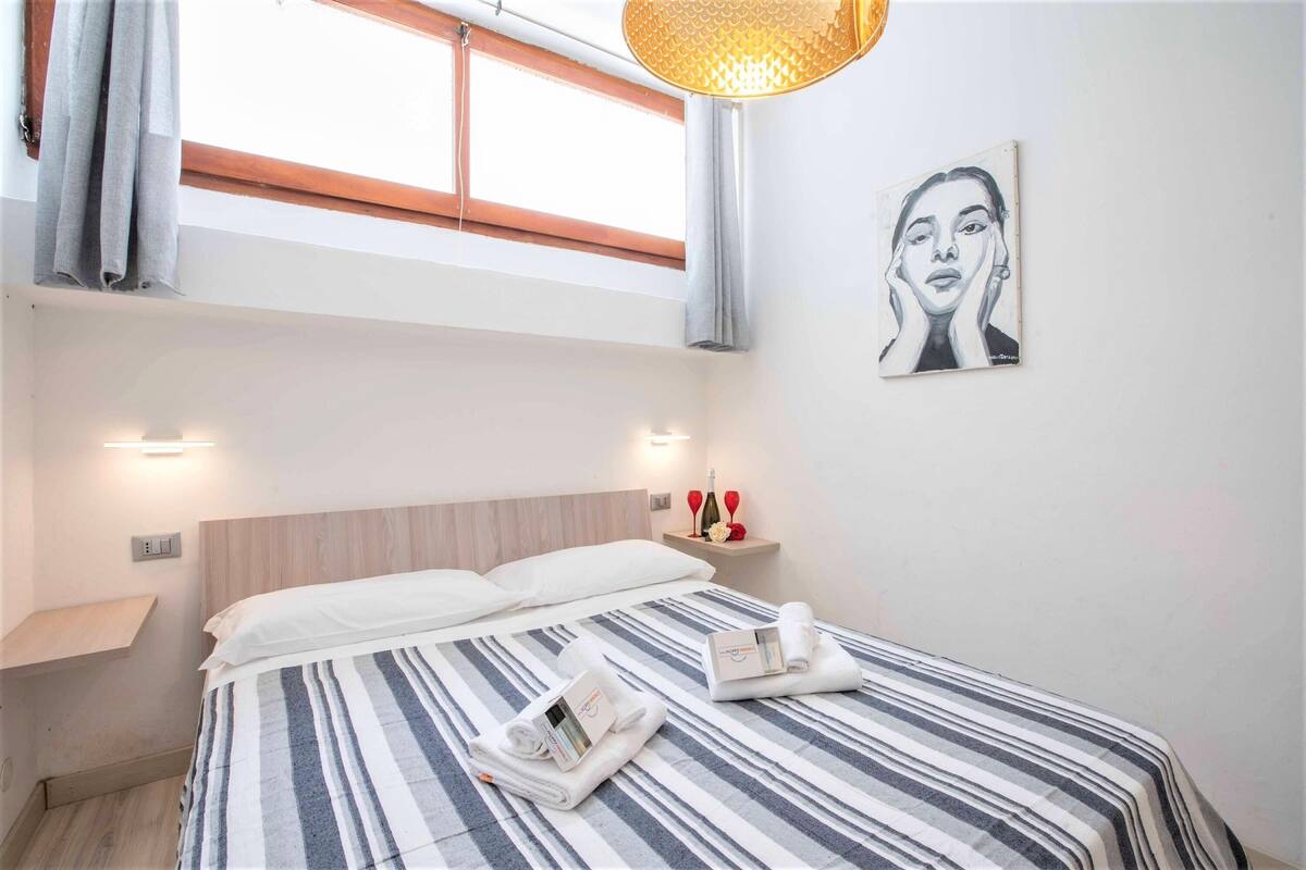 Family Apartment, 2 Bedrooms (Casa Angerin 2 - 100m from sea) | 2 bilik tidur, cadar katil 