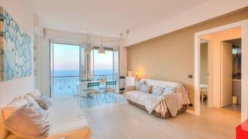 22-inch flat-screen TV with cable channels, TV