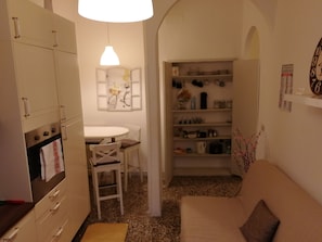 Appartement, 1 chambre, vue ville | Coin séjour