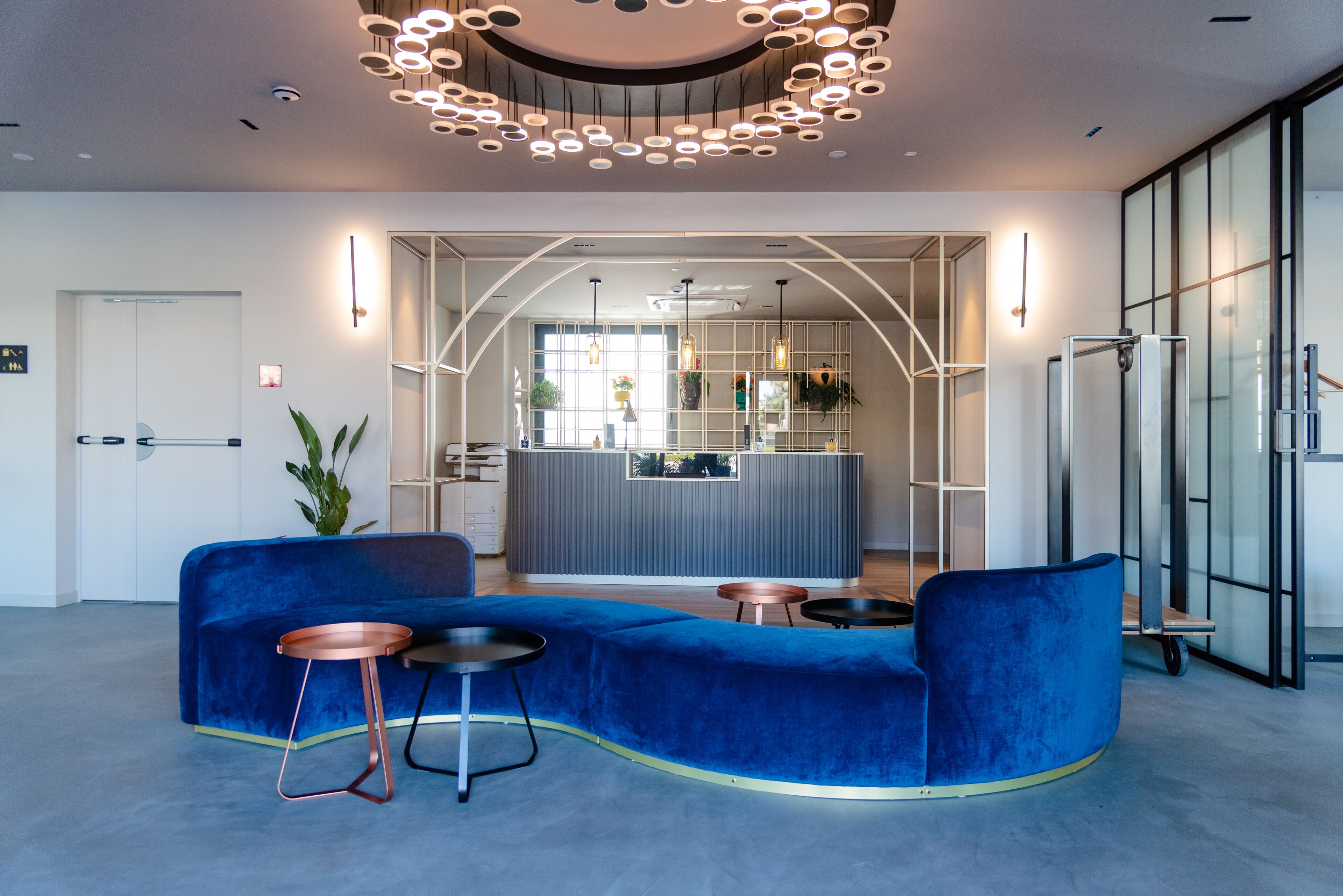 Sala de estar en el lobby