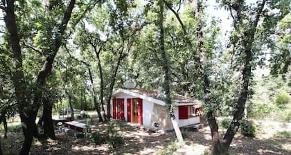 Chalet in the Woods Nestled in the oak Forest in Monterosso Etneo