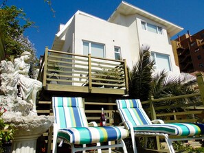 Majoituspaikan julkisivu