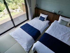Comfort Cabin, 3 Bedrooms, Non Smoking | Blackout curtains, free WiFi, bed sheets - Sannin Resort (Motobu)