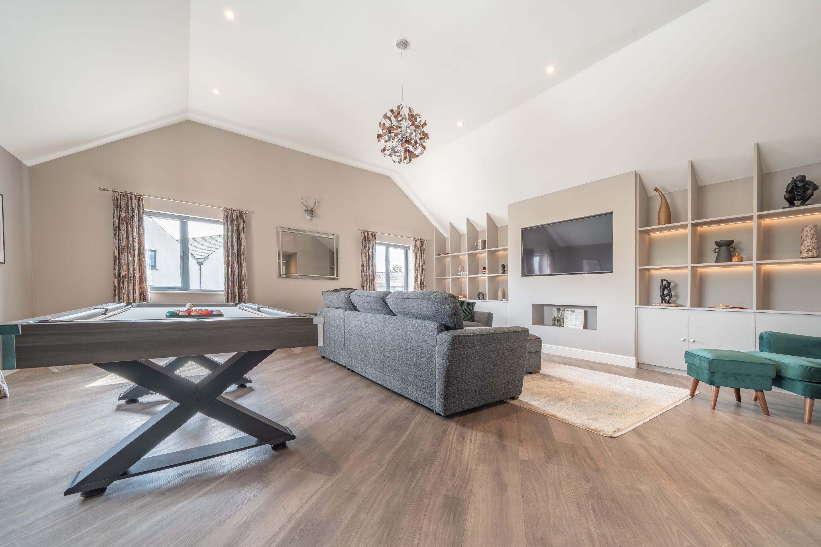 Penthouse, salle de bains attenante, vue cour intérieure