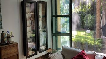 Villa, 2 camere da letto, patio, vista giardino | Lounge