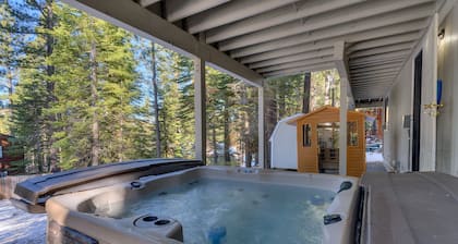 Shuffleboard Table, Golden Tee & Pac Man Arcades, Foosball, Spa + 7mins to Lake – TreeHouse Estate