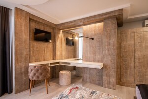 Ropa de cama de alta calidad y minibar