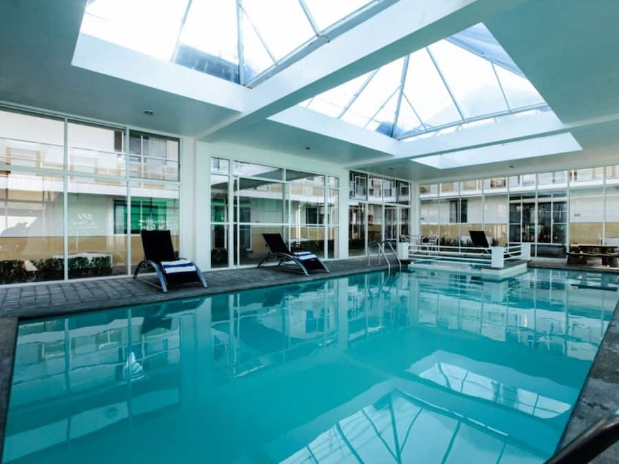 2 indoor pools, outdoor pool