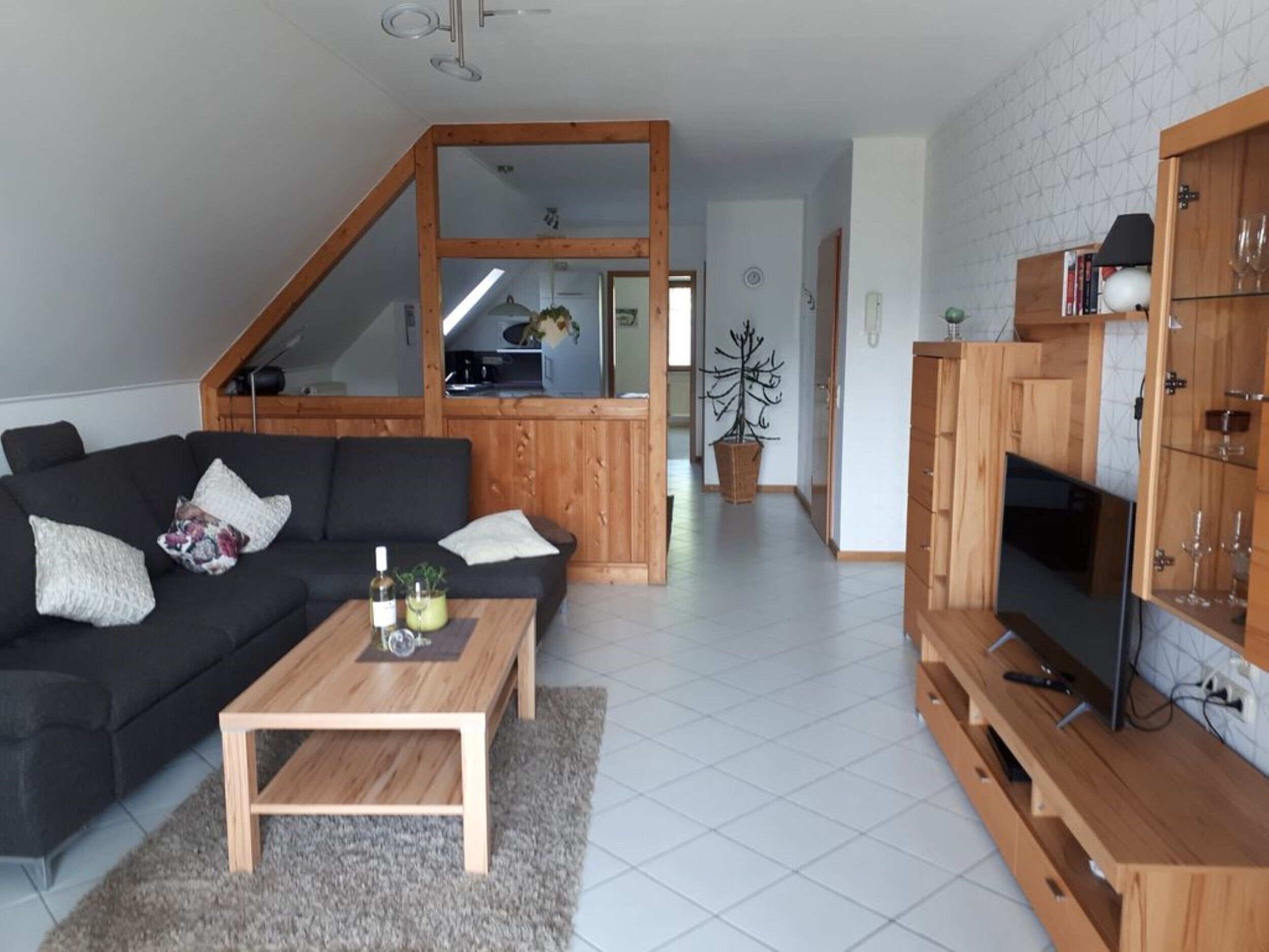 Tv, dvd-spelare och böcker