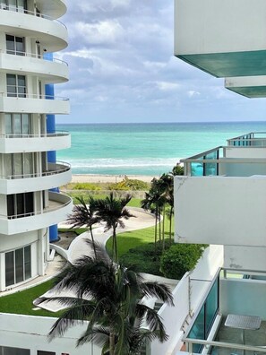 Family Suite, 2 Bedrooms, Balcony, Partial Sea View | Terrace/patio - Seacoast by Miami Ambassadors (Miami Beach)