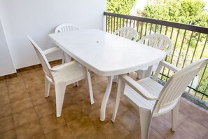 Outdoor dining - N060 - N060 - Numana, penthouse with garage 100m from the sea (Numana)