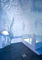 Un sauna, baño turco