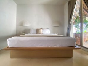 Atrium Room | Premium bedding, memory foam beds, in-room safe, iron/ironing board - Hotel Panamera (Tulum)