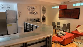 Sala de estar en el lobby