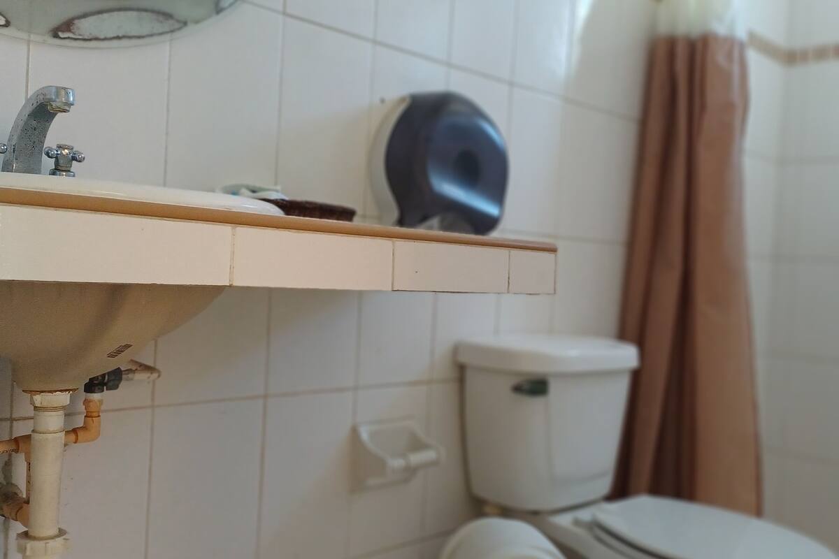 honeymoon double room | bathroom | shower, free toiletries, towels, soap