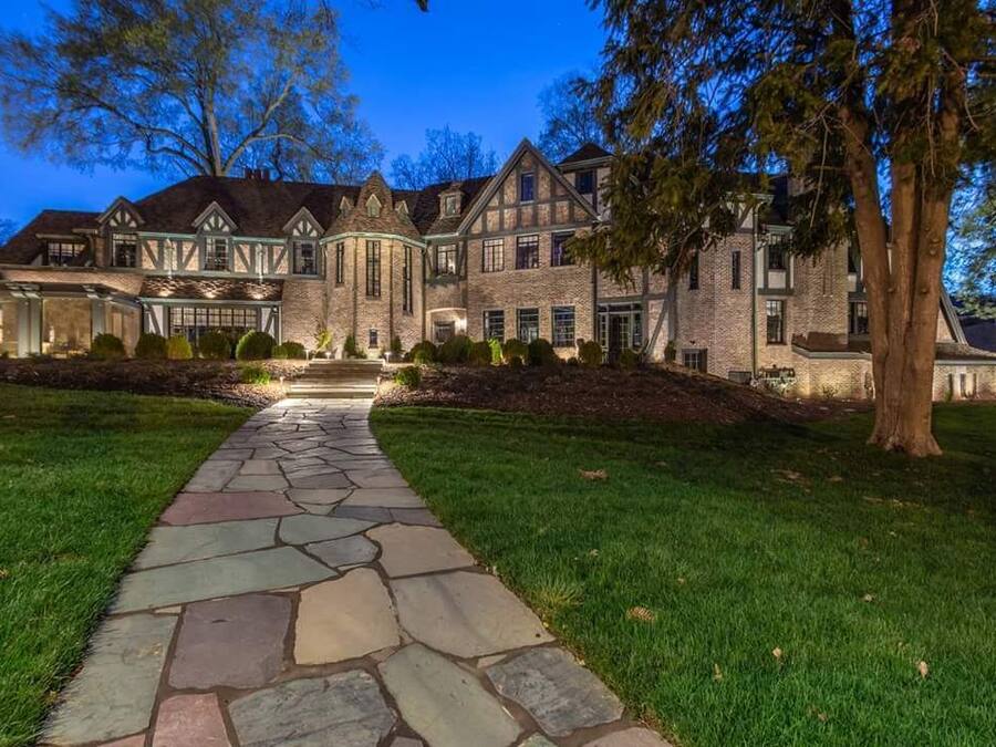 Front of property – evening/night