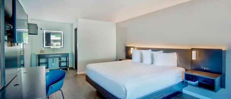 Blendingsgardiner, wi-fi (inkludert) og sengetøy