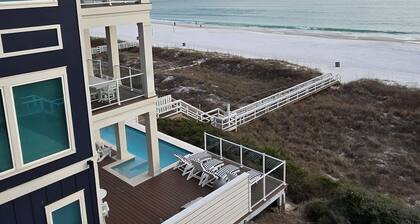 GULF FRONT OASIS, PRIVATE HEATED POOL-opt, 5 BR, GORGEOUS BEACH VIEWS, Sleeps 12