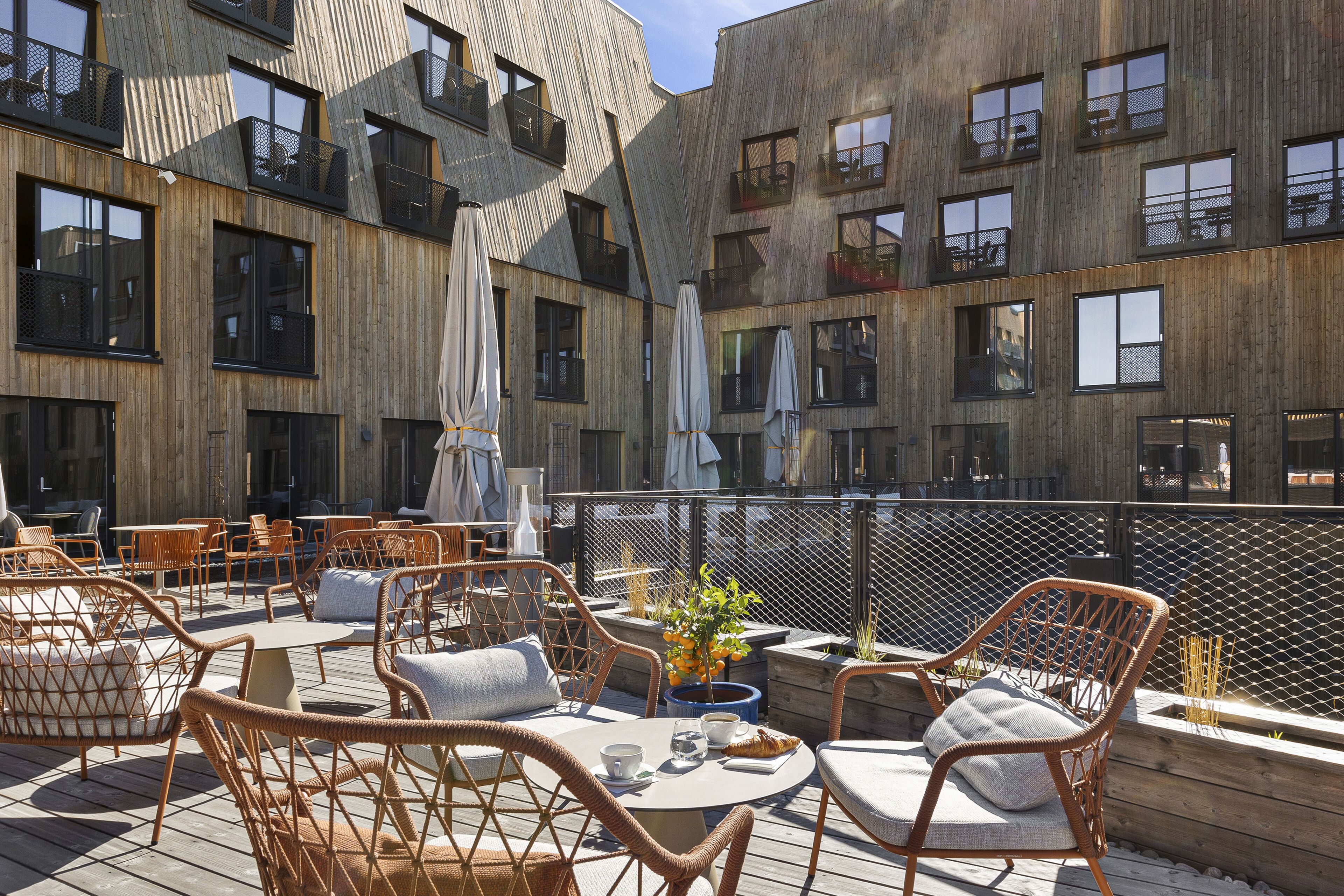 Terrasse sur le toit