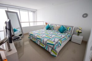 1 bedroom, WiFi - Front of the beach Bocagrande (Cartagena)