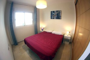 2 soveværelser, weekendseng, sengetøj