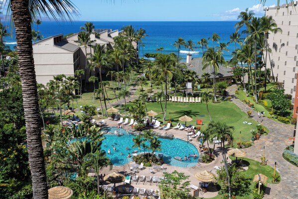 Pool - Aston Kaanapali Shores #715:  2 Br Ocean View at Ocean Front Resort (Lahaina)
