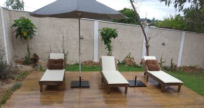 House with large green area. With spar and gourmet area