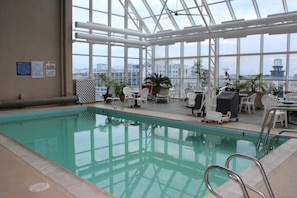 Indoor pool, a heated pool
