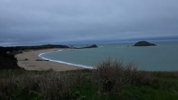 Beach nearby, sun-loungers