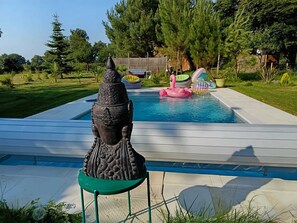 A heated pool - Homerez - Villa in Château-la-Vallière. (Château-la-Vallière)