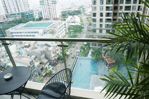 Balcony view - Rivergate Saigon Apartment (Ho Chi Minh City)