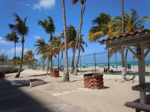 Property grounds - This is a beach front Condo located in Isla Verde Puerto Rico (Carolina)