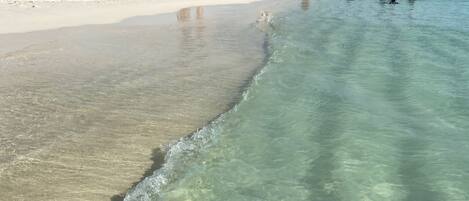 Ubicación cercana a la playa, tumbonas y toallas de playa