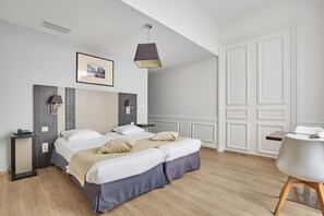 Iron/ironing board, travel crib, free WiFi, bed sheets