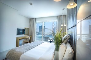 Appartement Deluxe, 1 chambre (1) | Literie de qualité, couette en duvet, décor unique, ameublement unique